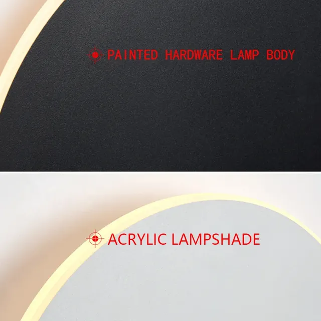 Applique murale ronde avec interrupteur tactile – vue 6