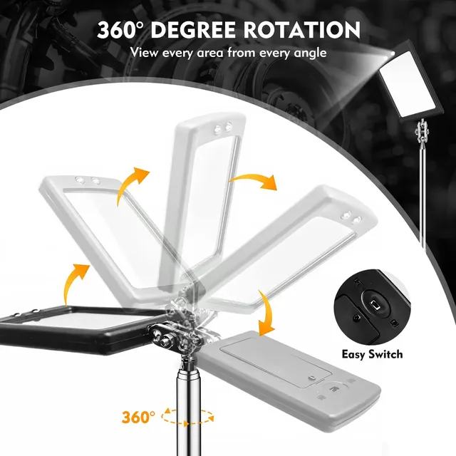 Miroir pliant de détection 50 mm 360 ° Réflecteur… – vue 2