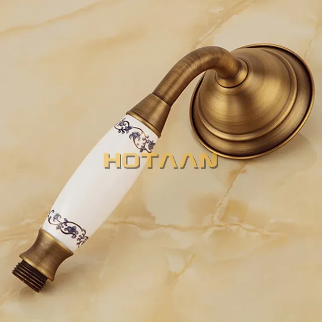 Mitigeur bain douche mural laiton bronze antique double… – vue 5