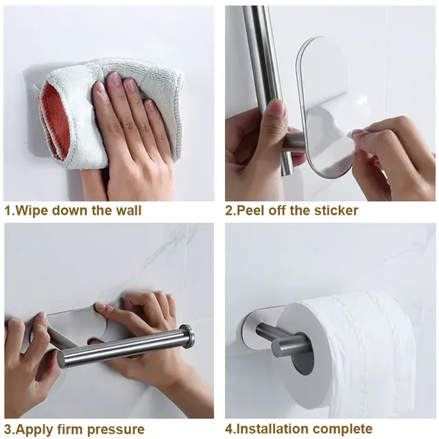 Porte-papier hygiénique facile à installer salle de bain… – vue 6