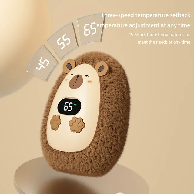Chauffe mains électrique peluche affichage numérique… – vue 2