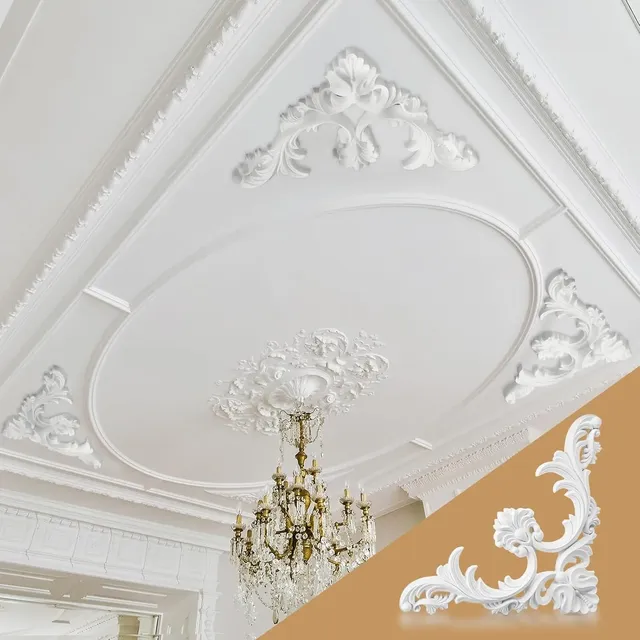 Coins de moulage de plafond en PU – vue 6