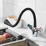 Robinet thermostatique de cuisine finition chromée en… – vue 6