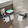Support mural double porte rouleau papier toilette… – vue 3