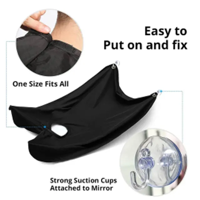 Tablier rasage barbe ventouse fixation miroir… – vue 4