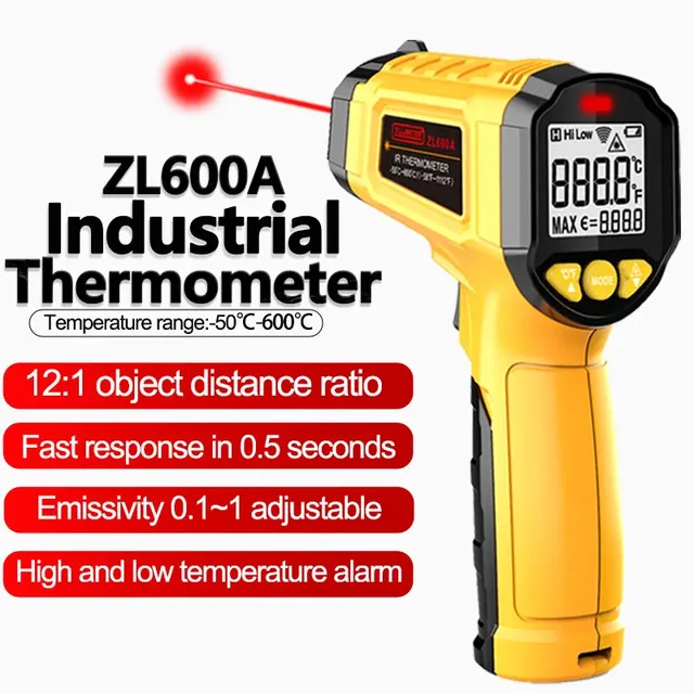 Thermomètre infrarouge numérique Laser termometro…