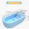 Baignoire gonflable bébé PVC pliable portable motif… – vue 6