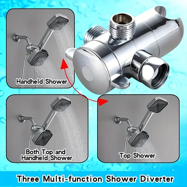 Pommeau de douche à main 2 en 1 à haut débit et ensemble… – vue 4
