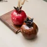 Vase à grenade en porcelaine brillante – vue 1