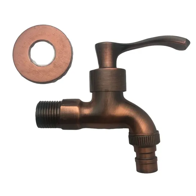 Robinet de lavabo en laiton Antique – vue 2
