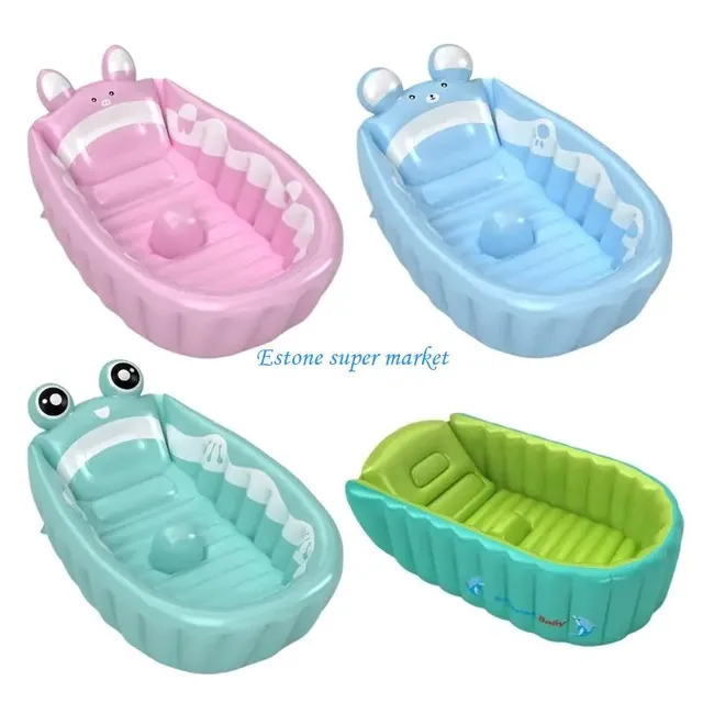 Baignoire gonflable bébé PVC pliable portable motif…
