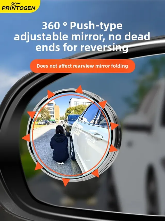 Petit miroir rond rétroviseur de voiture – vue 2