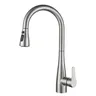 Mitigeur cuisine inox brossé finition noir mat bec haut… – vue 6
