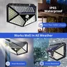 Lampe de sécurité solaire décor de jardin extérieur… – vue 2