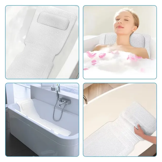Tapis de douche Extra Long et doux avec oreiller – vue 4