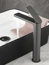 Salle de bains blanc/gris Bronze laiton massif lavabo de… – vue 6