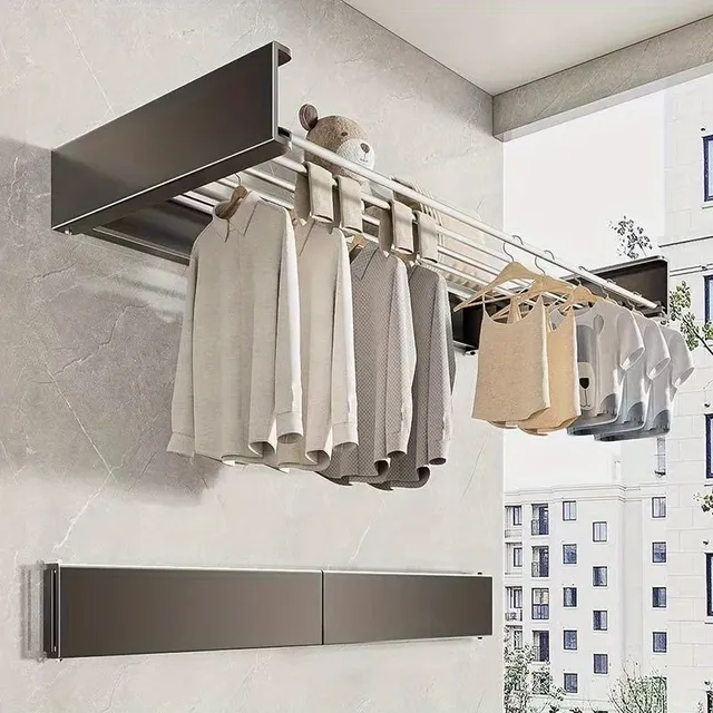 Secheserviettes mural pliable invisible inoxydable… – vue 5