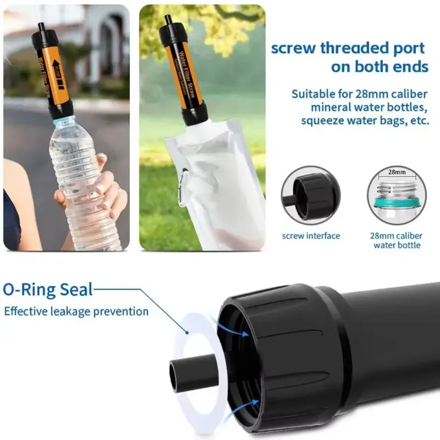 Mini Mini filtre à eau paille purificateur de paille… – vue 3