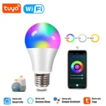 Ampoule LED WiFi intelligente E27 RGB, application Cozylife, ampoules à intensité variable, fonctionne avec Alexa Google Home, commande vocale, lampe LED magique