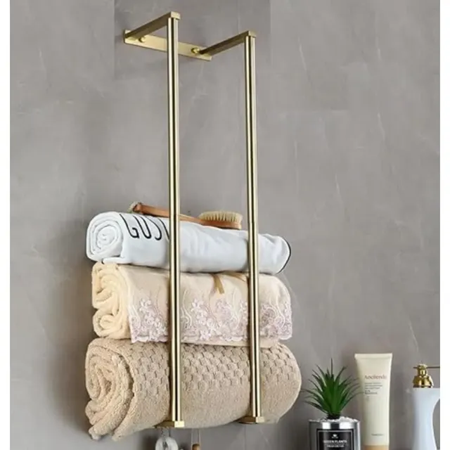 Porte-serviettes de salle de bain pour serviettes roulées – vue 3