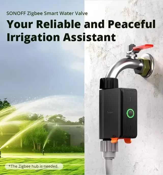 SONOFF SWV vanne d'eau Zigbee robinet contrôleur… – vue 2