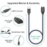 Câble charge magnétique USB C nylon tressé bleu marine… – vue 2