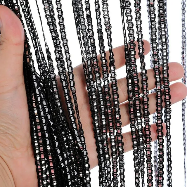 100x200CM porte fenêtres suspendus perles décors rideau… – vue 5