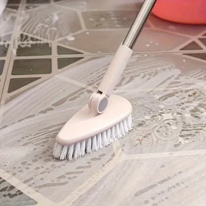 Brosse de sol à poils durs pour le nettoyage des toilettes, des baignoires et des carreaux. Élimination des rayures douce, durable et ergonomique. Outil de nettoyage efficace pour la maison Brosse de sol à poils durs pour le nettoyage des toilettes, des baignoires et des carreaux. Élimination des rayures douce, durable et ergonomique. Outil de nettoyage efficace pour la maison