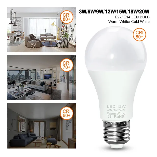 Ampoule LED 220V E27 lampe à maïs lumière blanche chaude… – vue 4