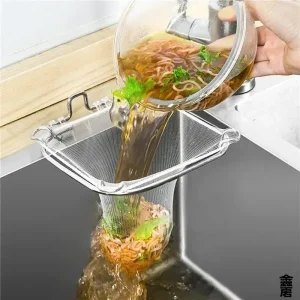 Filtre d&rsquo;évier de cuisine jetable, 1/50 pièces, filtre à déchets d&rsquo;égout, résidus de repas, sac en maille de piscine, écran de Drainage, filet à ordures d&rsquo;évier