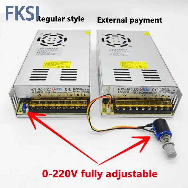 Alimentation à découpage réglable AC-DC 5V 12V 24V 36V… – vue 5