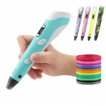 Stylo d&rsquo;impression 3D, bricolage, peinture tridimensionnelle, jouets pour enfants, Camouflage amusant avec écran LCD, jouets à Filament PLA compatibles, cadeau