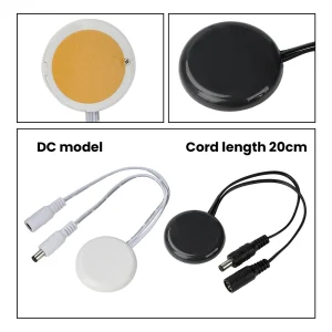 DC 12 V/24 V 60 W/120 W LED capteur tactile variateur avec gradation continue interrupteur de Surface cachée pour bande lumineuse LED interrupteur tactile DC 12 V/24 V 60 W/120 W LED capteur tactile variateur avec gradation continue interrupteur de Surface cachée pour bande lumineuse LED interrupteur tactile