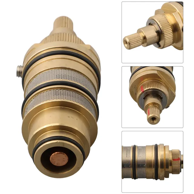 Cartouche thermostatique laiton doré cuivre précision… – vue 2