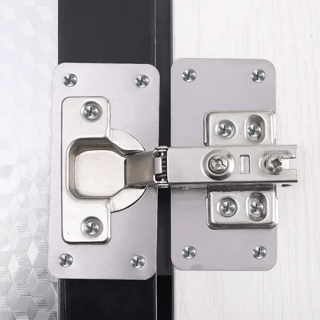 Kit de plaque de fixation de charnière en acier inoxydable – vue 2