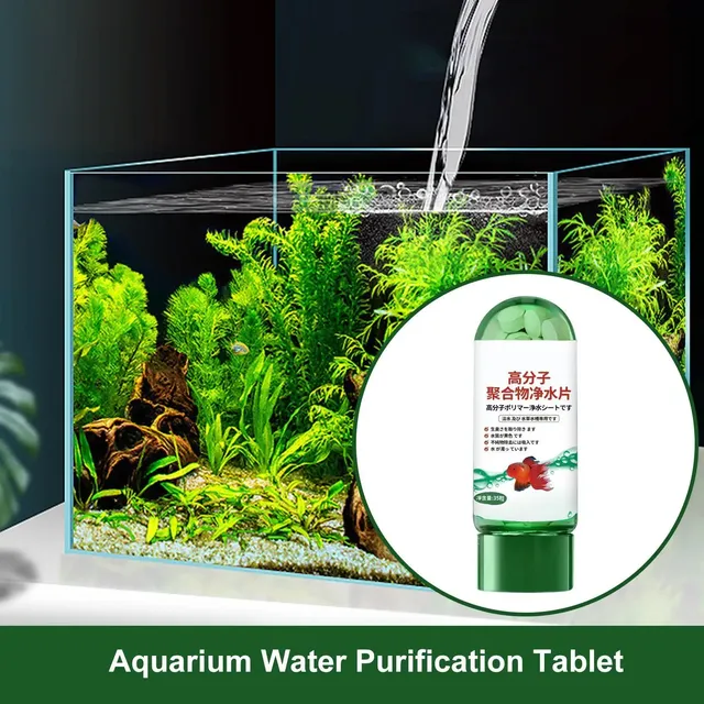 Comprimés purification eau aquarium pastilles vertes… – vue 3