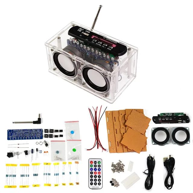 BRICOLAGE Bluetooth Haut-Parleur Kit avec FM Radio… – vue 5