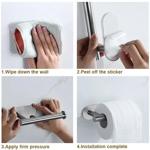 Porte-papier hygiénique facile à installer salle de bain… – vue 6