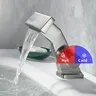 Lavabo Cascade en Laiton Chaud et Froid Robinets d'Eau à… – vue 4