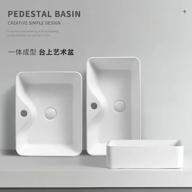 Lavabo supérieur à grille de lettres – vue 2