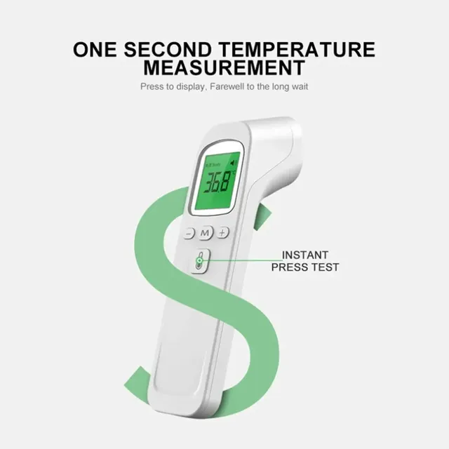 Thermomètre infrarouge numérique sans contact médical… – vue 5