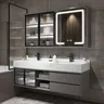 Vanité de salle de bain armoire de salle de bain moderne… – vue 1