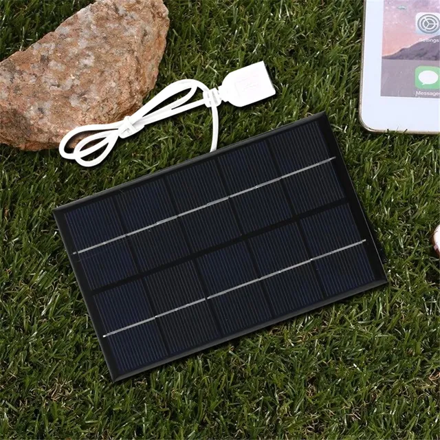 Panneau solaire USB extérieur 10W 5V chargeur solaire…