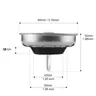 Filtre évier cuisine crépine acier inoxydable brossé… – vue 4