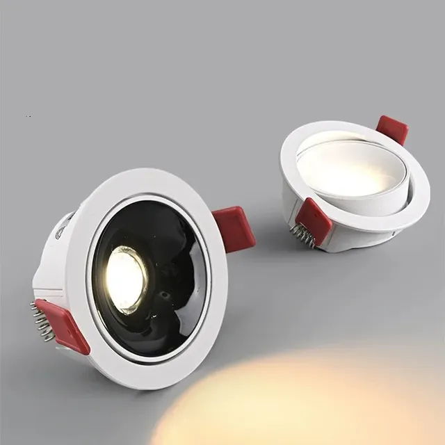 Dimmable Led Downlight encastré plafonnier en aluminium… – vue 2