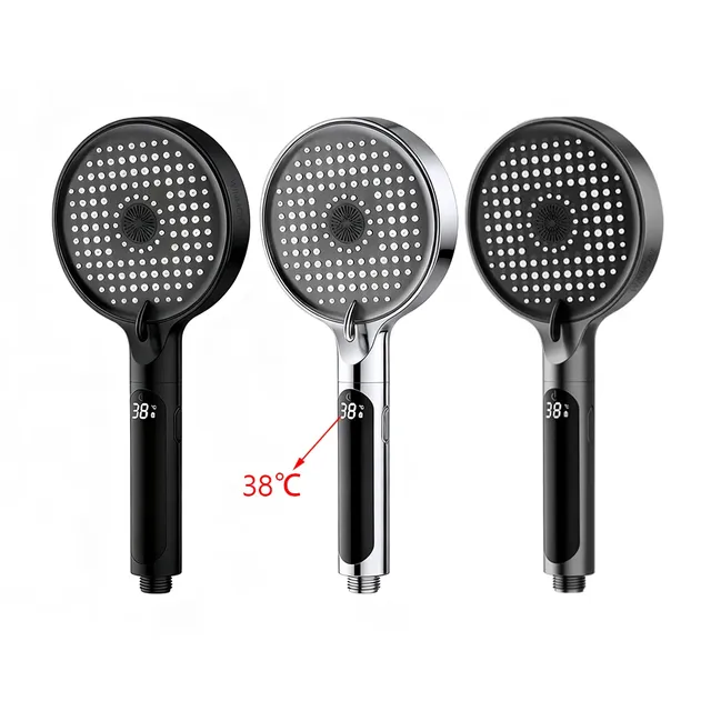 Pommeau de douche numérique LED moderne