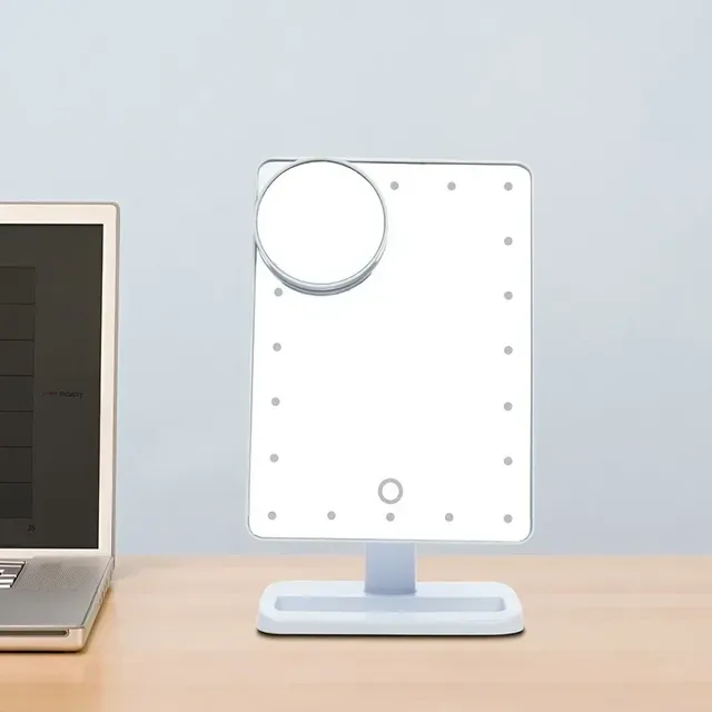 Miroir maquillage led réglable tactile 24leds… – vue 3