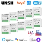 Commutateur intelligent WiFi Tuya 16A, avec moniteur d&rsquo;alimentation, contrôle bidirectionnel, Mini disjoncteur intelligent, contrôle de la vie Via Alexa Google Home