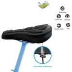 Doux 3D Rembourré Vélo VTT Selle De Vélo Housse De Siège Coussin Éponge Mousse Confortable Selles Tapis Vélo Accessoire