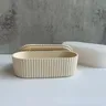 Boîte de rangement ovale avec couvercle – vue 3